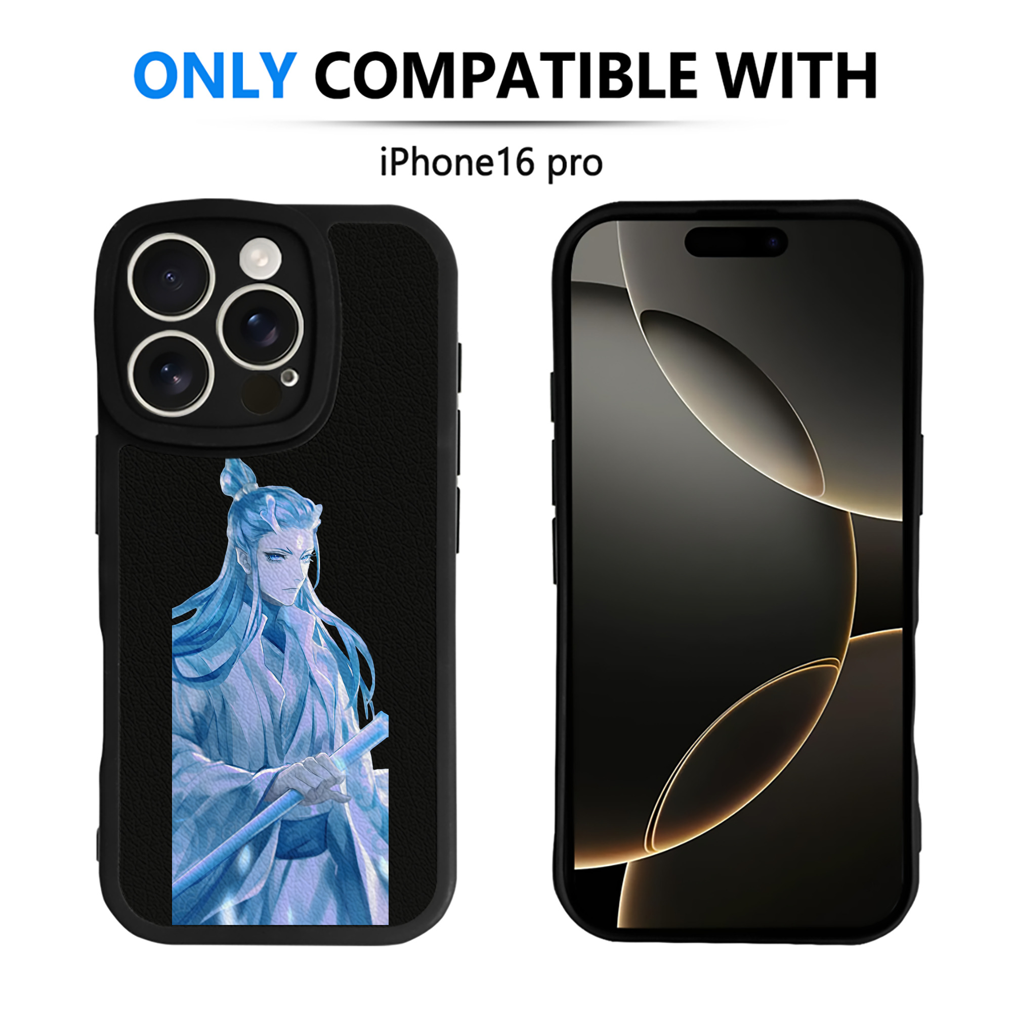 （画像用） Ne Zha 2 ナタ 魔童の大暴れ 【iPhone 16シリーズ対応】シリコンスマホケース（レザー調） 材質：シリコン